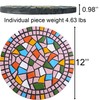 QZSDBWHCB - Garden Decoration - Mosaic Stepping Stone - Patio