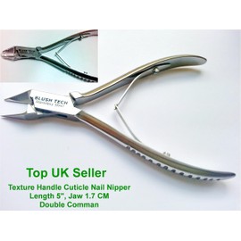 Cuticle Nail Nippers Stainless Steel Clippers Nail Cutter Cuticle Clippers, Cuticle Pusher, Nail Cuticle German Steel 5" Manicure and padicure