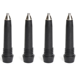 4Pcs Wear Resistant Walking Pole Metal Tips Strong Trekking Pole Tip Durable Stable Steel Trekking Pole Replacement Tips for Walking Poles Hiking Sticks
