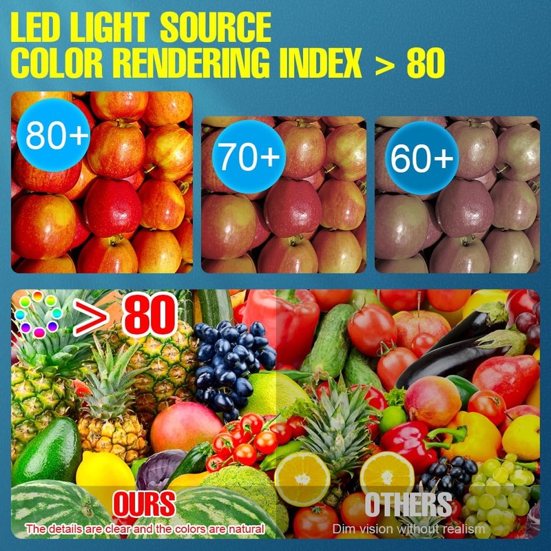 DuuToo 800W Equivalent E26 LED Corn Light Bulb 500Leds 12350Lumen