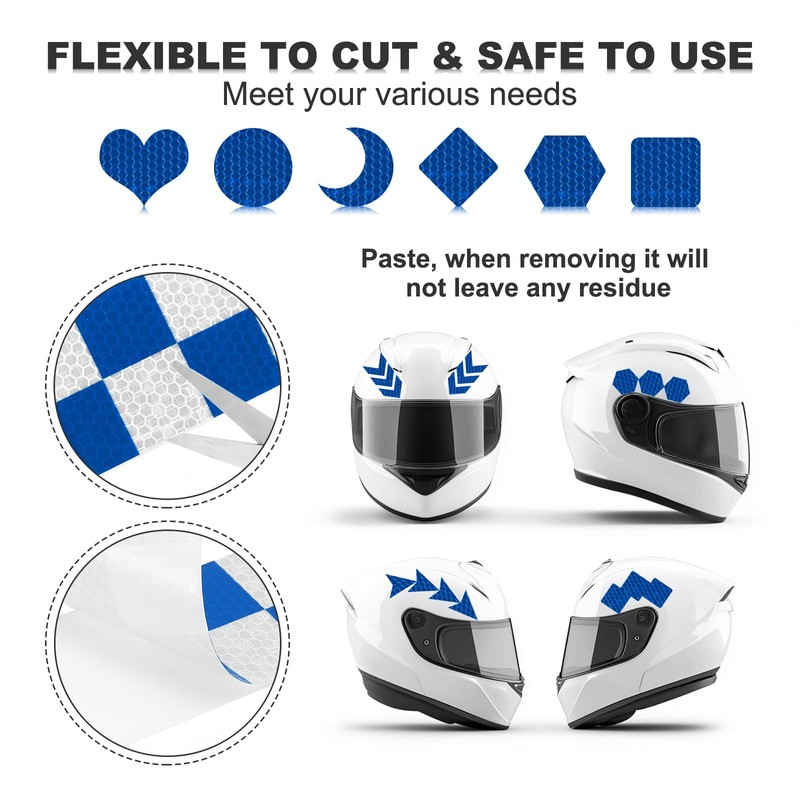 MECCANIXITY Reflective Tape, 2 Inch x 16 ft Self-Adhesive Trailer