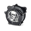 Motorcycle Air Cleaner Skull Style Air Filter Intake Kit Fit