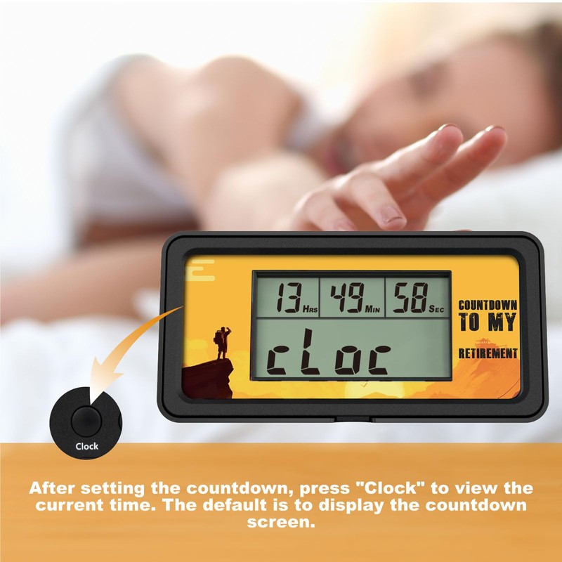 YOOREAL 9999 Days Digital Countdown Days Timer Count Down Days