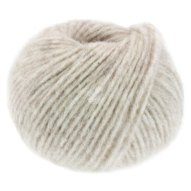 LANA GROSSA Ecopuno Chunky Super Light, Fluffy Effect Yarn with Baby Alpaca, Hand Knitting Yarn Made of 33% Virgin Wool (Merino) and 19% Alpaca Wool, 50 g Wool for Knitting and Crocheting, 70 m Yarn