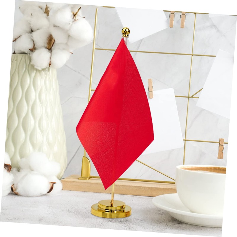 GRIRIW 2pcs Flag Holder for Desktop Small Flag Support Stand