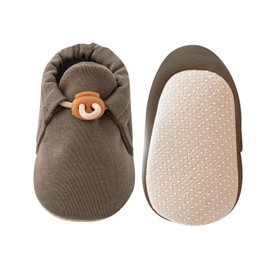 KARUNEL Baby Booties Newborn Infant Shoes Cozy Soft Warm Cotton Boots for Boys Girls Green 3-6 Months