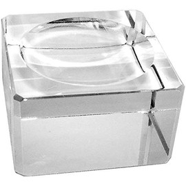Amlong Crystal Square Crystal Ball Stand (Medium (80mm))