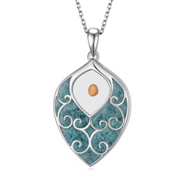 Zunxinsan Mustard Seed Necklace 925 Sterling Silver Mustard Seed Jewelry Christian Jewelry Gifts for Women