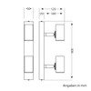 ledscom.de Ceiling Light FARE, 2-Light, Black matt, 2X E27 max.