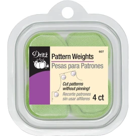 Dritz Fabric Pesas para Patrones (Paquete de 4) en Rosa, Verde o púrpura ~ No se Escoge el Color ~ Corta los Patrones sin Usar alfileres