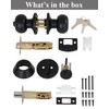 （6 Sets） All Keyed Alike Entry Door Knobs and Single