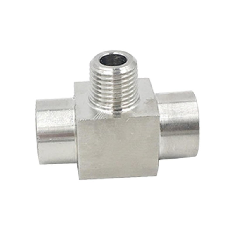 1/4 Inch T-Piece Connection, 3-Way Tee Connection Coupling Made of