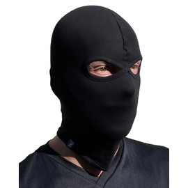 PG Wear Balaclava in Black Plain Mask Ski Mask Motorcycle Mask Balaclava Scarf Beanie, One Size, black