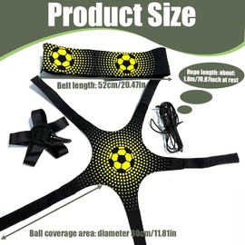 Football Kick Trainer, Kick Trainer, Solo Trainer, Training Device Solo Football Trainer, Kick Throw Trainer Solo Football Training Accessories, Children's Football Training, Adjustable Football Gift