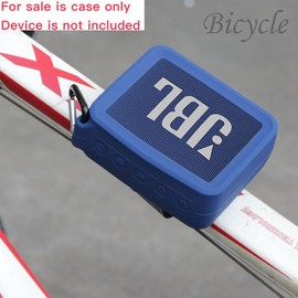 Hermitshell Travel Case for JBL GO2 (Blue 3, Case for Silicone Case)