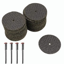 54 Piece Cutting Wheel Set, Shaft Included, Metal Processing, Cutting, Polishing, Plastic, Wood, Mini Router, Electric Drill