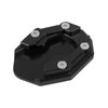 CHIFUN Kickstand Extender Enlarger Pad Side Stand Extension Plate Replacement for Yamaha NMAX 125 155 XMAX 300 XMAX300 NMAX155 NMAX125 MT-15 MT125 Side Parking Stand Foot Pad (Black)