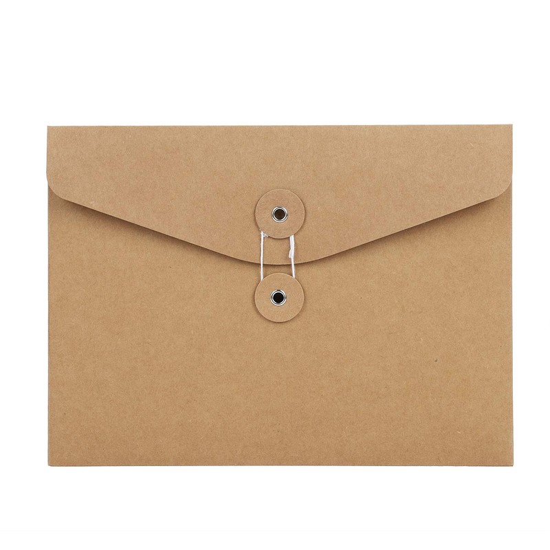 10pack A5 Kraft Paper File Folders Wallet Folders Envelope Portfolio