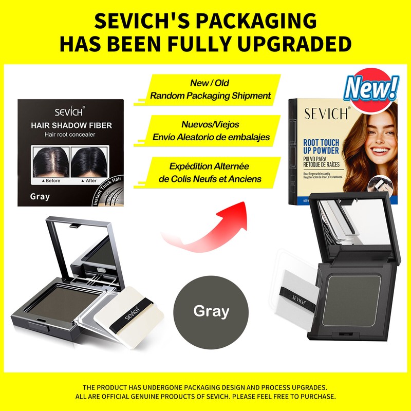 SEVICH | Sevich 12g Hair Shadow Powder Temporary White Grey