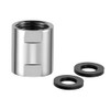 OFFO Shower Pipe Fitting, Brass Converter Adapter, G1/2 x G1/2