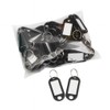 Key Tags with Split Ring, 50 Pack, of one Colour,