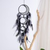 Zingtsing 3 Rings Moon Dream Catcher Hanging Decor Dreamcatcher Wall