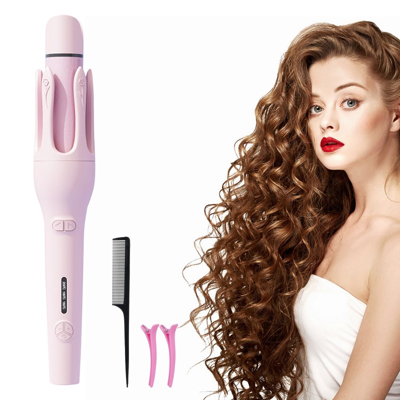 2 in 1 Flat Iron Hair Straightener Automatic Hair Curler