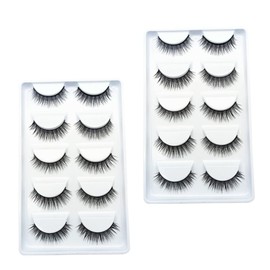 BIUDECO Fake Eyelashes Girl Beauty Cosmetics Realistic Look Soft Material Easy to Wear Makeup Lashes