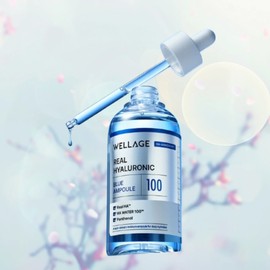 Wellage Olive Young Wellage Real Hyaluronic Blue 100 Ampoule 100ml / 올리브영 웰라쥬 리얼 히알루로닉 블루 100 앰플 100ml