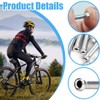 SGERUFZ 100 pieces end sleeves, bicycle end cap, end sleeve,