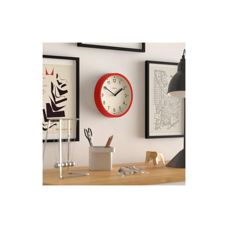 JONES CLOCKS® The Spin - Small Clock - Round Wall