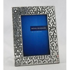 Royal Selangor 013013R Honeycomb Photoframe, 5" x 7", Pewter