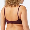 Sloggi Women's Non-Wired Bra, Claret