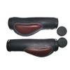 MATRIX Handlebar Grip G16 Leather Black 135/135 mm Self-Service Packaging
