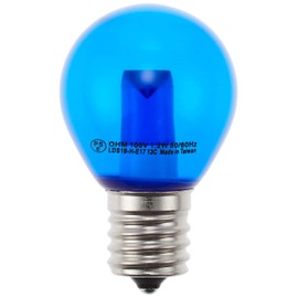 Ohm Electric LED Sign Bulb (Decoration/1.2W/1lm/Clear Blue/S35/E17)