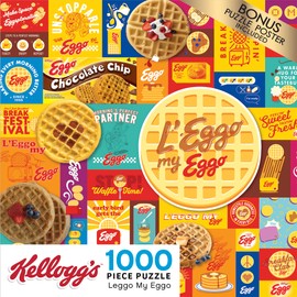 Kellogg's 1000 PC Jigsaw Puzzles - Leggo My Eggo