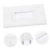 TEHAUX Brush Wall Plate Cable Pass Through for Wall Mount