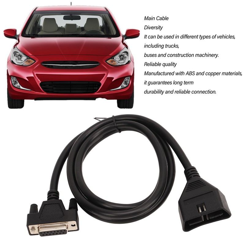 Main Cable OBDII Cable Replacement for Launch CRP 123 X