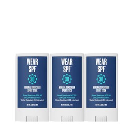 Mineral Sunscreen Sport Stick – Water-Resistant, Easy-Swipe SPF 30, 0.63 oz