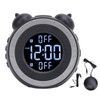 Alarm Clock with Bed Shaker, 3 Music Alarm Sounds, 3