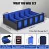 Trading Card Storage Box with Commander Display , 5-Row Deck