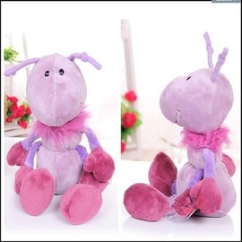 HICIVI Ant Stuffed Animal Soft Ant Plush Toy with Feather Scarf Cute Ant Bug Plushies Gift for Children Birthday Home Decor 15''