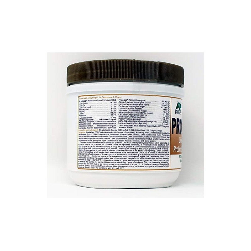 Dogzymes Probiotic Max -10 Billion CFU's Probiotics, Prebiotics, Digestive Enzymes