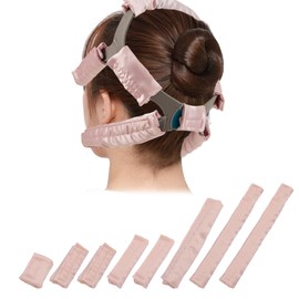 8 PCS CPAP Mask Strap Covers, Silky CPAP Hair Protector (Pink)