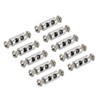 PATIKIL 30PCS 7x14mm Wire Rope Clips Steel Cable Clamp 3.2mm