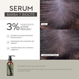 Serum para Crecimiento de Barba y Bigote | 3% Ingrediente Activo