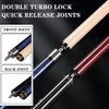 Kuntu Yimu Heavy Hitter 3-Piece Jump Break Cue Stick, 23oz