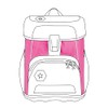 Step by Step Neon Pull-Over for Cloud School Bag, Pink,