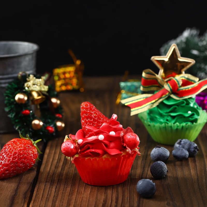 Bake Choice Non-Stick 400pcs Mini Cupcake Liners for Baking, Natural
