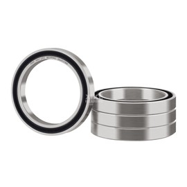 XiKe Pack of 4 6807-2RS Ball Bearings 35 mm x 47 mm x 7 mm, Deep Groove Ball Bearing with Seals, Suitable for DIY, Lathe, 3D Printers, Motors, Generators and Garden Tools etc.